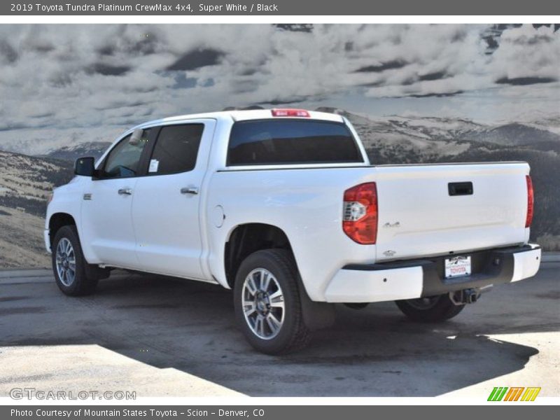 Super White / Black 2019 Toyota Tundra Platinum CrewMax 4x4