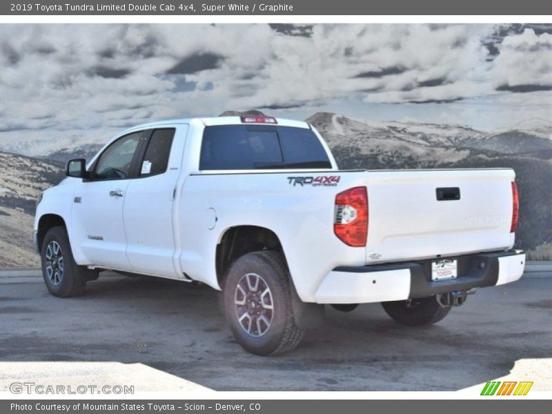 Super White / Graphite 2019 Toyota Tundra Limited Double Cab 4x4