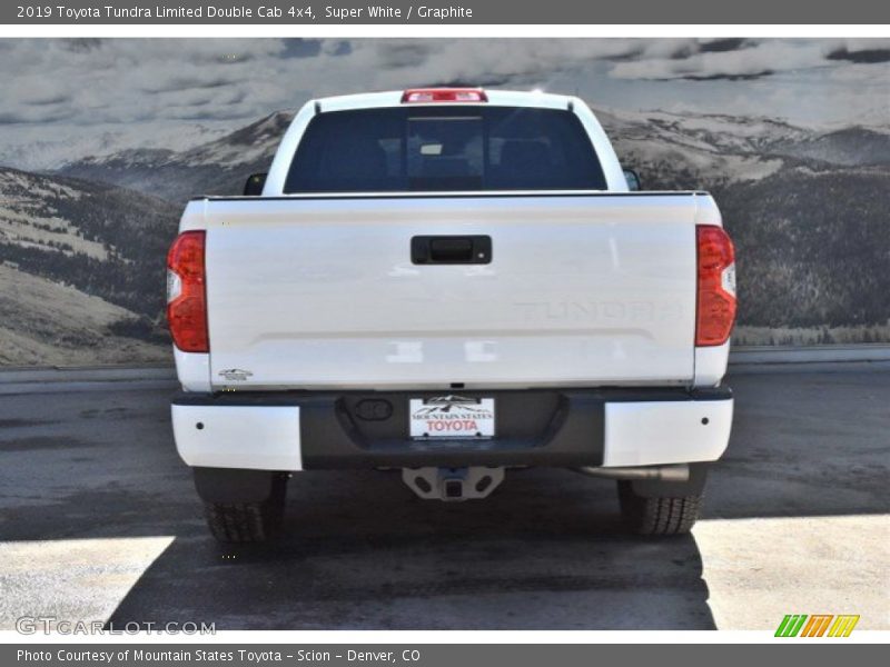 Super White / Graphite 2019 Toyota Tundra Limited Double Cab 4x4