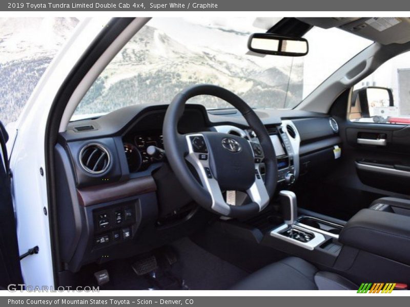 Super White / Graphite 2019 Toyota Tundra Limited Double Cab 4x4