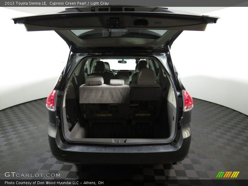 Cypress Green Pearl / Light Gray 2013 Toyota Sienna LE