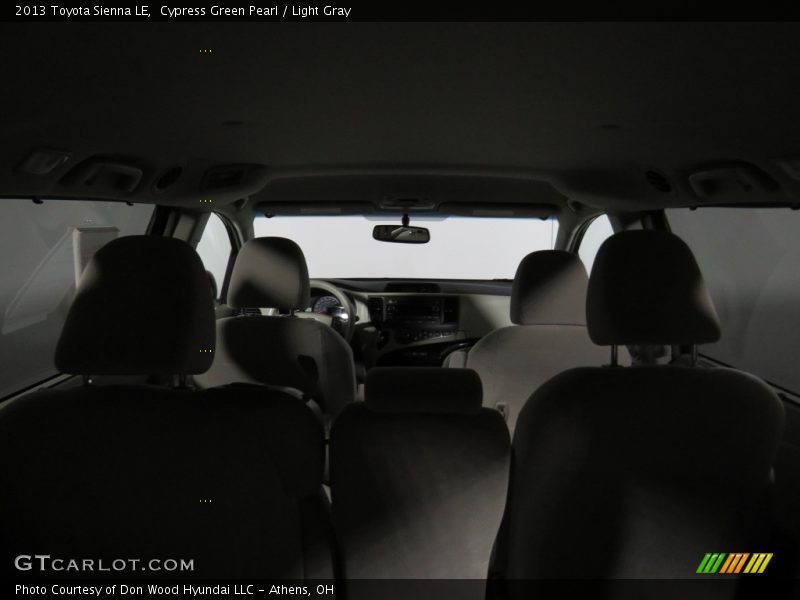 Cypress Green Pearl / Light Gray 2013 Toyota Sienna LE