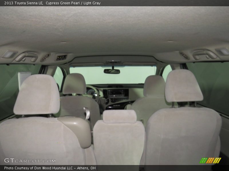 Cypress Green Pearl / Light Gray 2013 Toyota Sienna LE