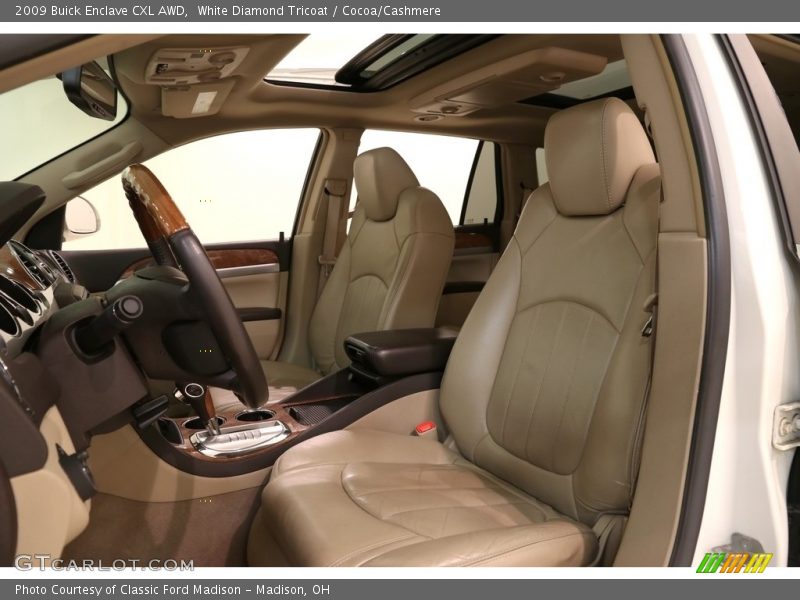 White Diamond Tricoat / Cocoa/Cashmere 2009 Buick Enclave CXL AWD
