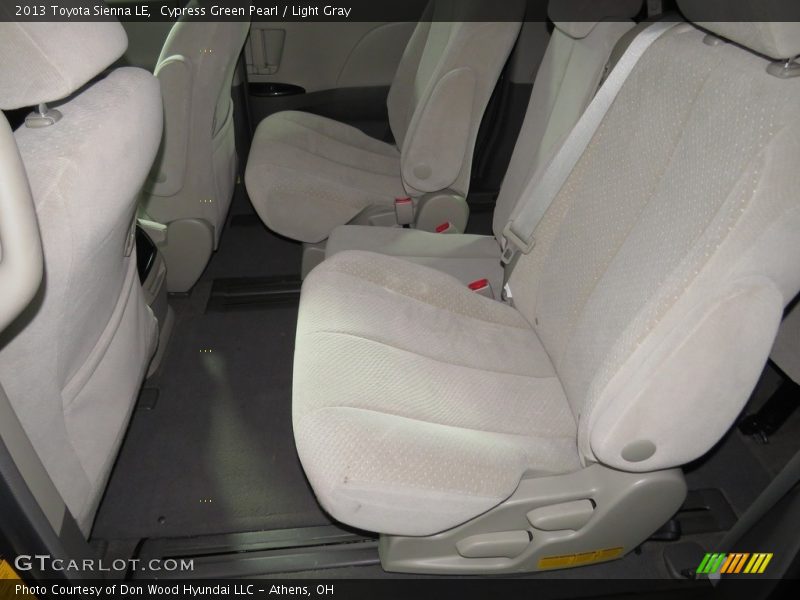 Cypress Green Pearl / Light Gray 2013 Toyota Sienna LE