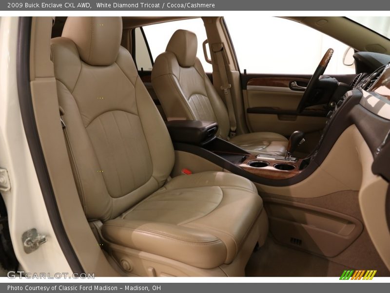 White Diamond Tricoat / Cocoa/Cashmere 2009 Buick Enclave CXL AWD