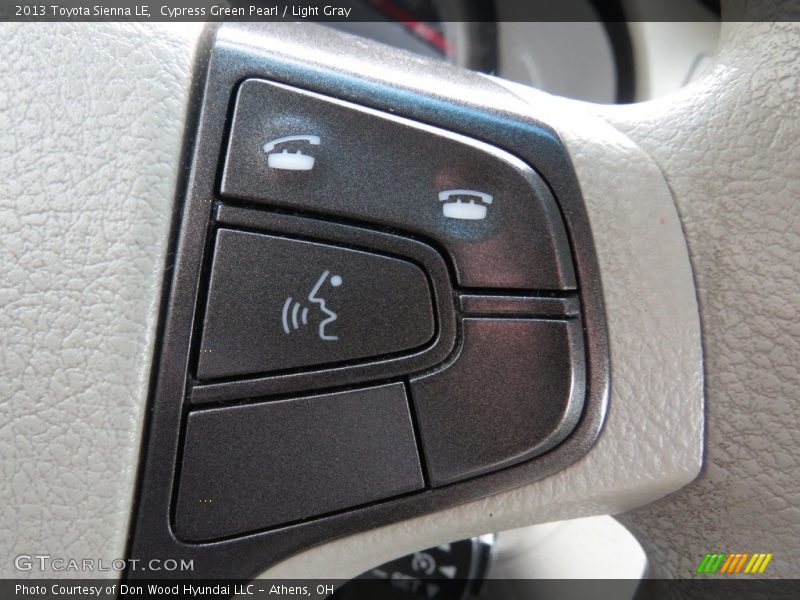 Cypress Green Pearl / Light Gray 2013 Toyota Sienna LE