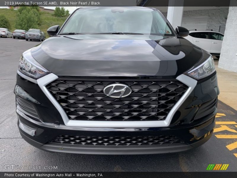 Black Noir Pearl / Black 2019 Hyundai Tucson SE AWD