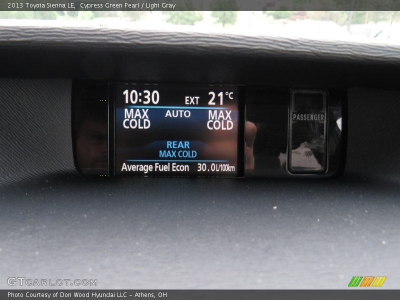 Cypress Green Pearl / Light Gray 2013 Toyota Sienna LE