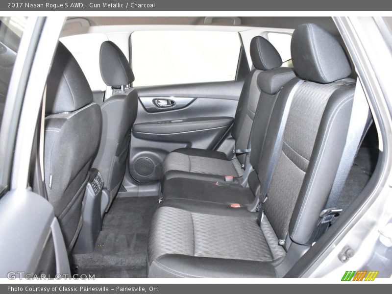 Gun Metallic / Charcoal 2017 Nissan Rogue S AWD