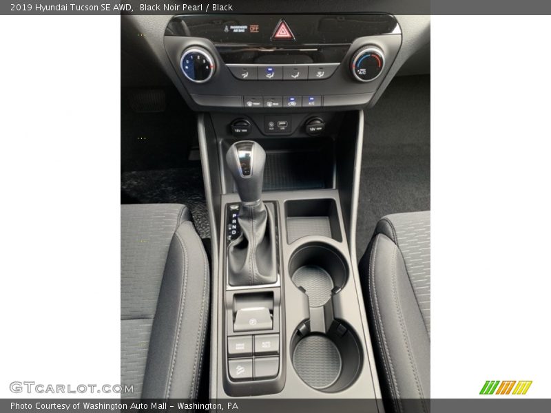 Black Noir Pearl / Black 2019 Hyundai Tucson SE AWD