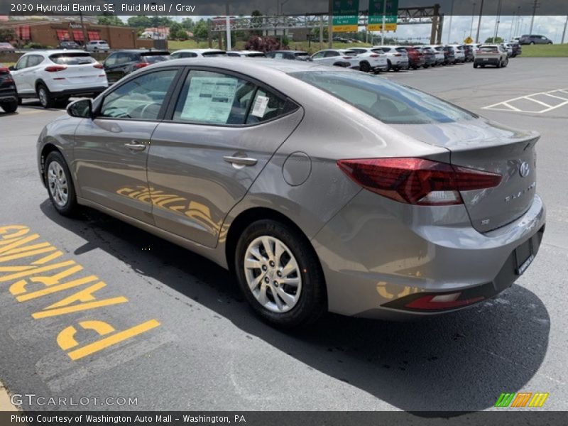 Fluid Metal / Gray 2020 Hyundai Elantra SE