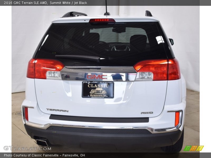 Summit White / Jet Black 2016 GMC Terrain SLE AWD