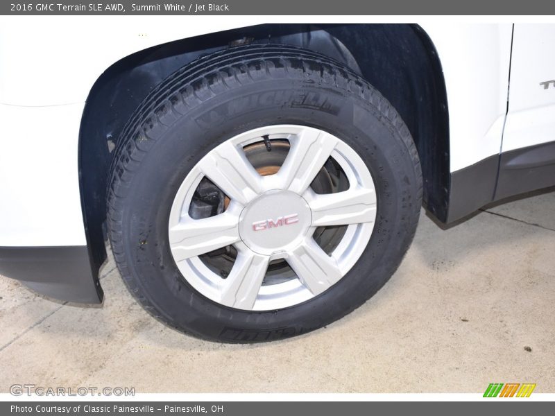 Summit White / Jet Black 2016 GMC Terrain SLE AWD