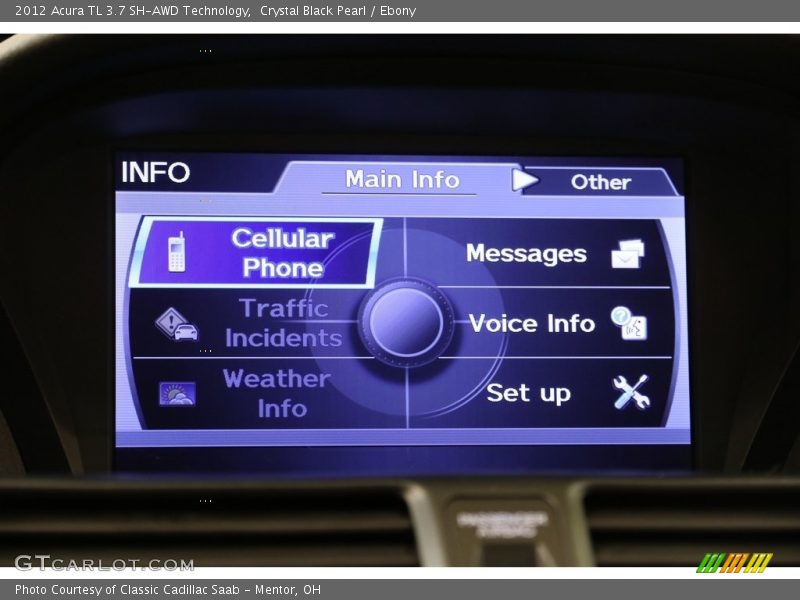 Crystal Black Pearl / Ebony 2012 Acura TL 3.7 SH-AWD Technology