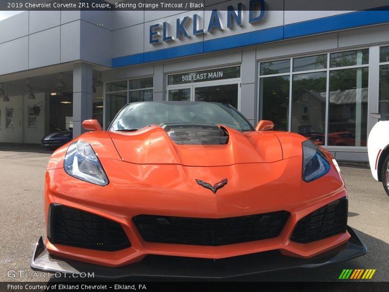 Sebring Orange Tintcoat / Black 2019 Chevrolet Corvette ZR1 Coupe