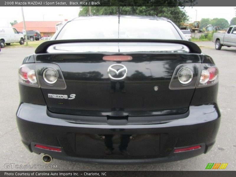 Black Mica / Black 2008 Mazda MAZDA3 i Sport Sedan