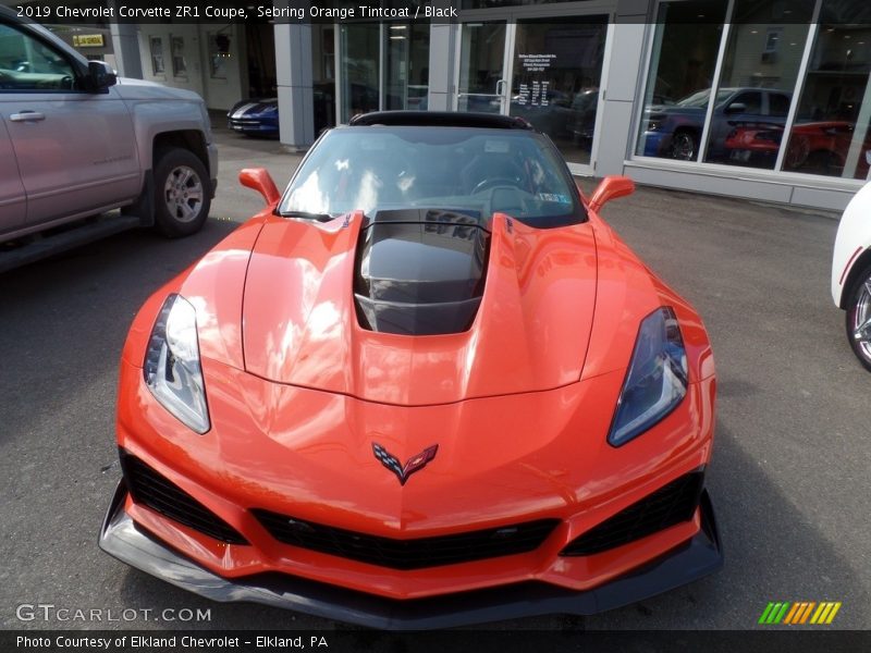 Sebring Orange Tintcoat / Black 2019 Chevrolet Corvette ZR1 Coupe