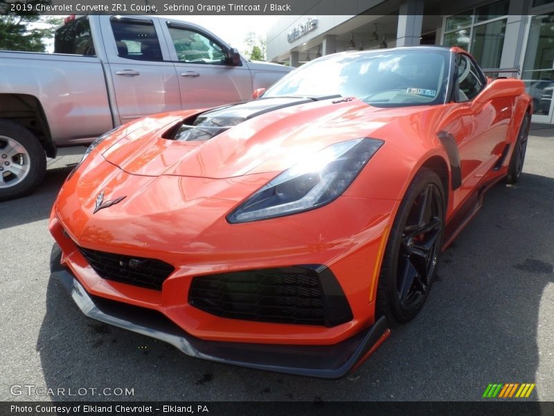 Sebring Orange Tintcoat / Black 2019 Chevrolet Corvette ZR1 Coupe