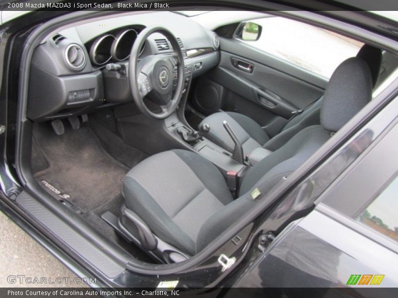 Black Mica / Black 2008 Mazda MAZDA3 i Sport Sedan