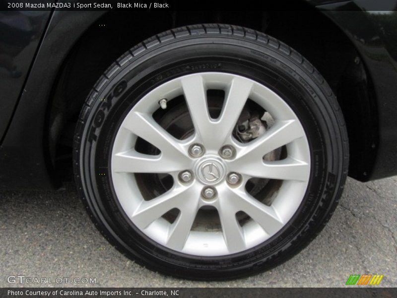 Black Mica / Black 2008 Mazda MAZDA3 i Sport Sedan