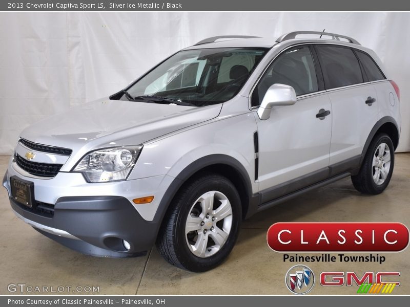 Silver Ice Metallic / Black 2013 Chevrolet Captiva Sport LS