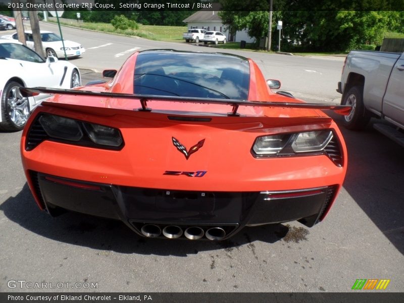 Sebring Orange Tintcoat / Black 2019 Chevrolet Corvette ZR1 Coupe