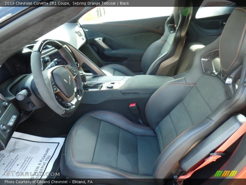 Front Seat of 2019 Corvette ZR1 Coupe