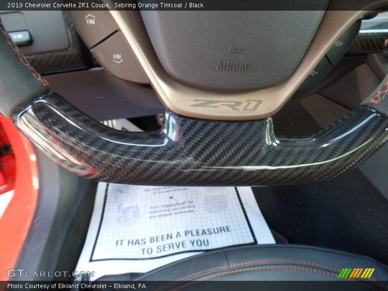  2019 Corvette ZR1 Coupe Steering Wheel
