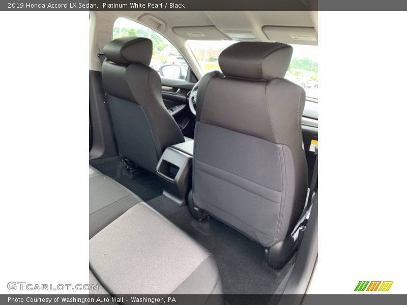 Platinum White Pearl / Black 2019 Honda Accord LX Sedan