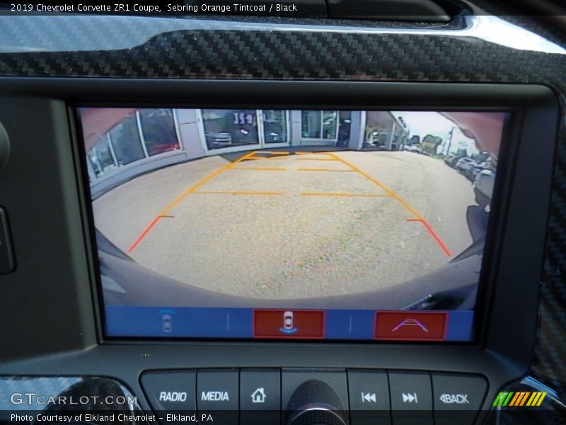 Controls of 2019 Corvette ZR1 Coupe