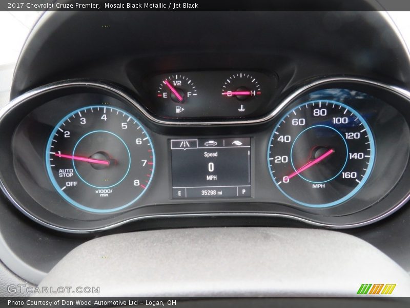Mosaic Black Metallic / Jet Black 2017 Chevrolet Cruze Premier