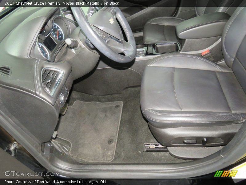 Mosaic Black Metallic / Jet Black 2017 Chevrolet Cruze Premier