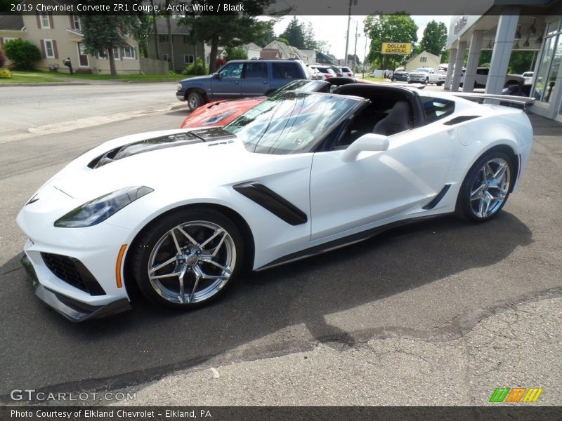 Arctic White / Black 2019 Chevrolet Corvette ZR1 Coupe