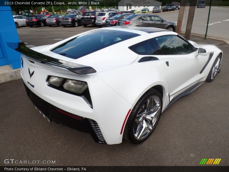 Arctic White / Black 2019 Chevrolet Corvette ZR1 Coupe