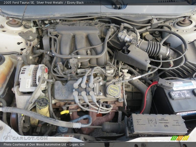 Silver Frost Metallic / Ebony Black 2005 Ford Taurus SE