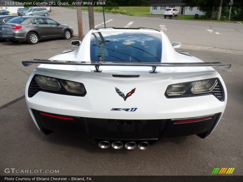 Arctic White / Black 2019 Chevrolet Corvette ZR1 Coupe