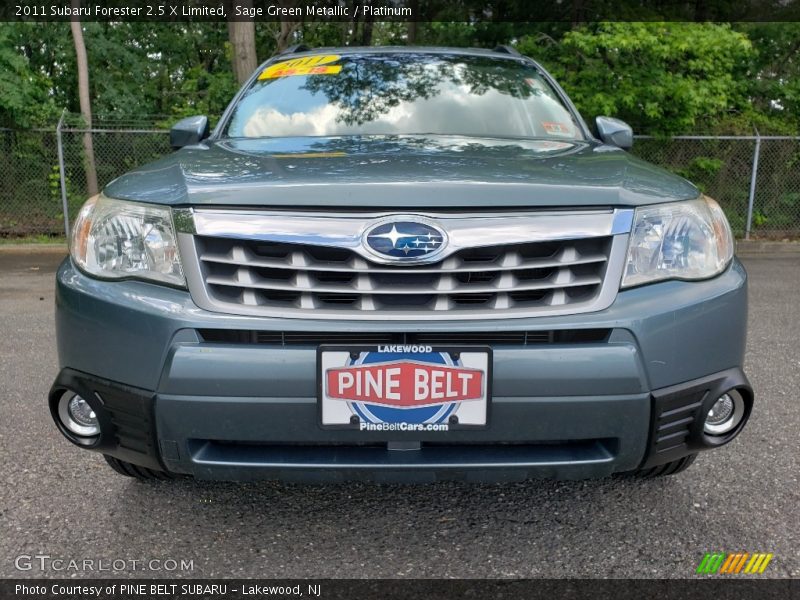 Sage Green Metallic / Platinum 2011 Subaru Forester 2.5 X Limited