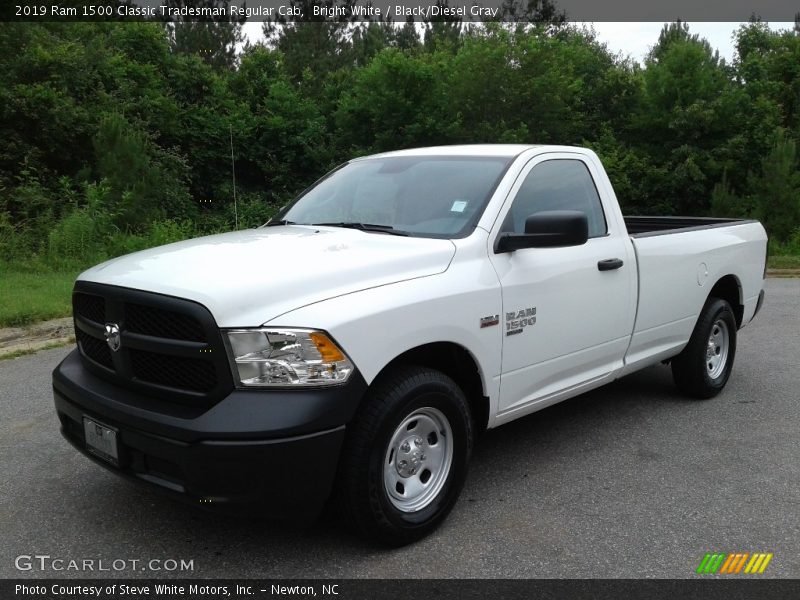 Bright White / Black/Diesel Gray 2019 Ram 1500 Classic Tradesman Regular Cab