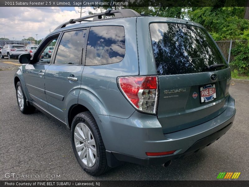 Sage Green Metallic / Platinum 2011 Subaru Forester 2.5 X Limited