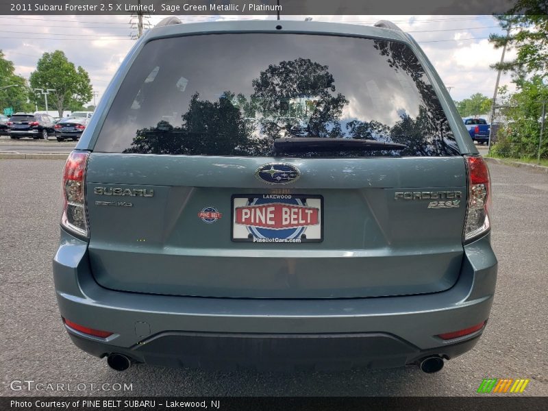 Sage Green Metallic / Platinum 2011 Subaru Forester 2.5 X Limited