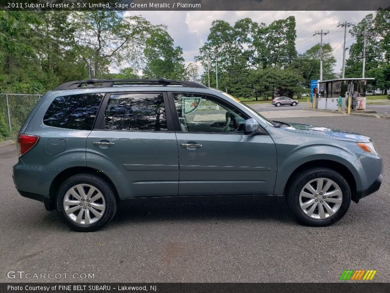 Sage Green Metallic / Platinum 2011 Subaru Forester 2.5 X Limited