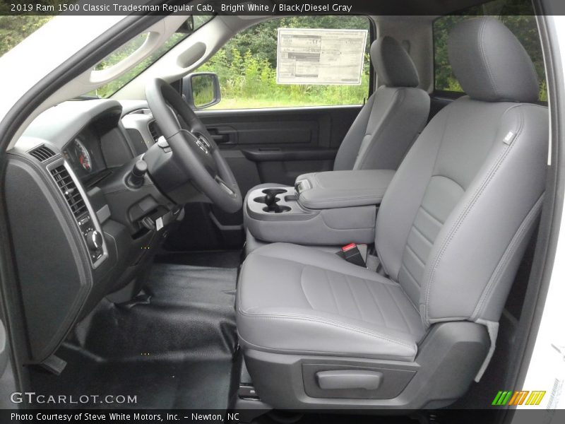 Bright White / Black/Diesel Gray 2019 Ram 1500 Classic Tradesman Regular Cab