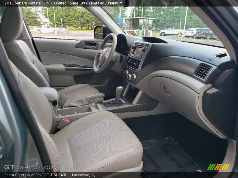 Sage Green Metallic / Platinum 2011 Subaru Forester 2.5 X Limited