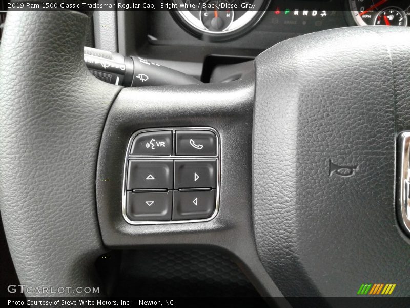 Bright White / Black/Diesel Gray 2019 Ram 1500 Classic Tradesman Regular Cab