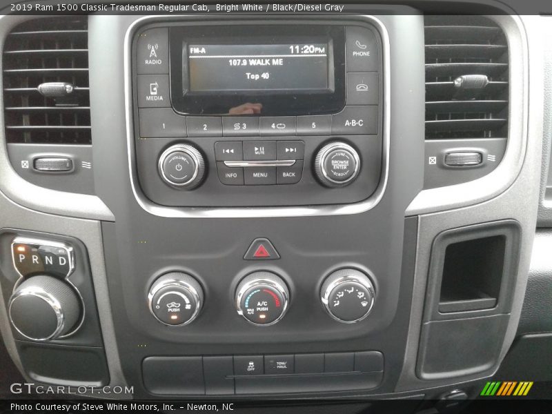 Bright White / Black/Diesel Gray 2019 Ram 1500 Classic Tradesman Regular Cab