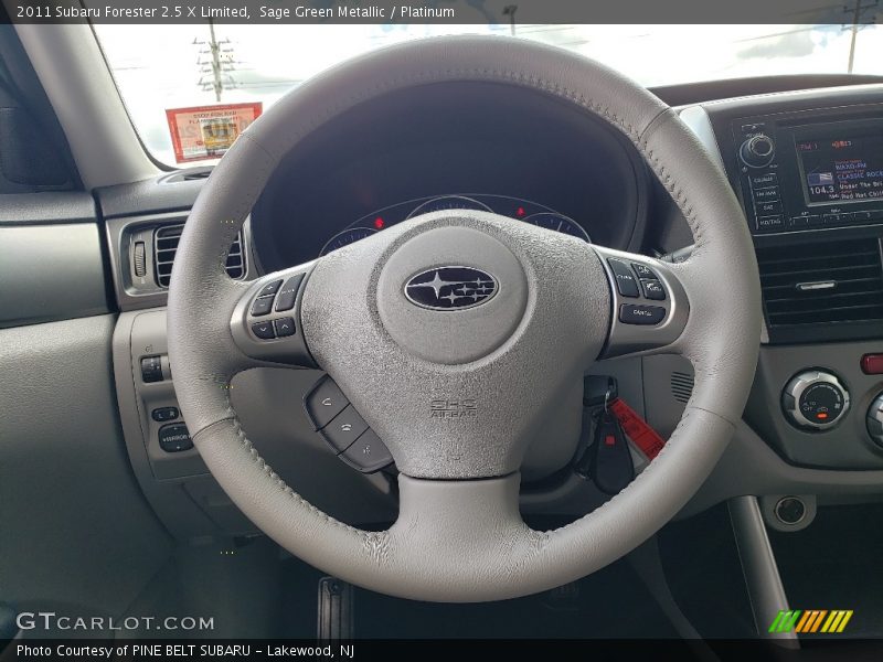 Sage Green Metallic / Platinum 2011 Subaru Forester 2.5 X Limited