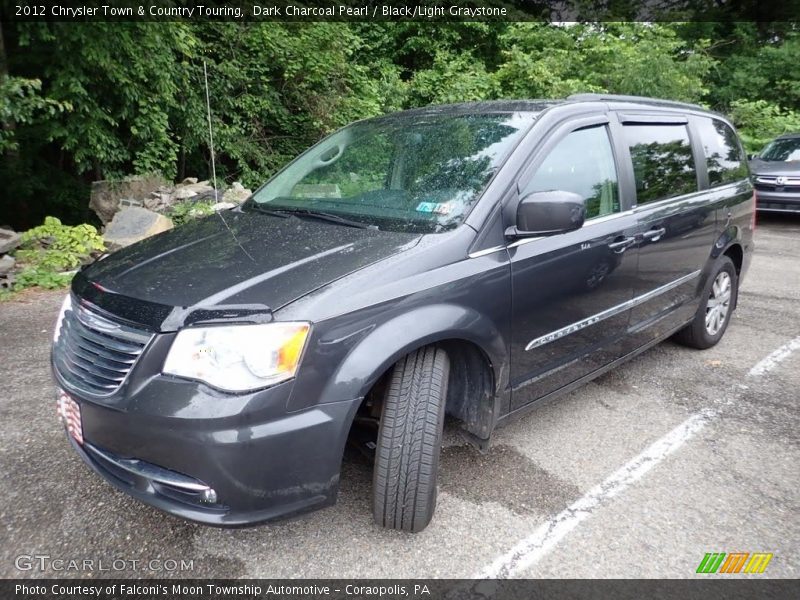 Dark Charcoal Pearl / Black/Light Graystone 2012 Chrysler Town & Country Touring