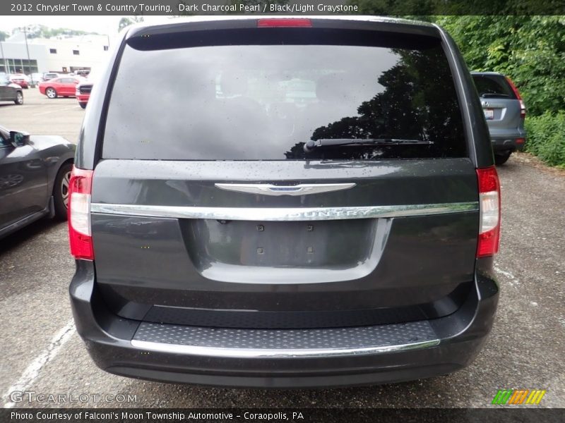 Dark Charcoal Pearl / Black/Light Graystone 2012 Chrysler Town & Country Touring