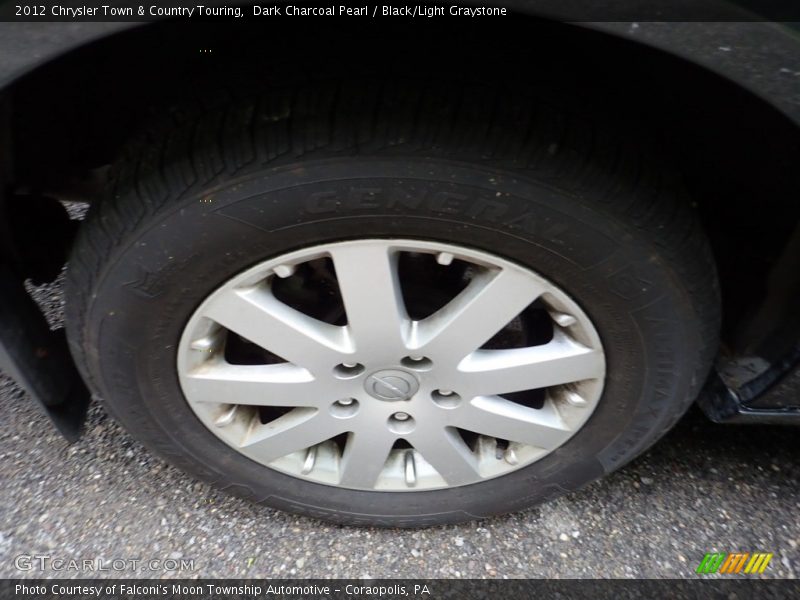 Dark Charcoal Pearl / Black/Light Graystone 2012 Chrysler Town & Country Touring